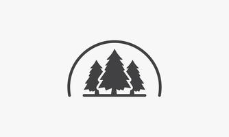 curved-line-with-pine-tree-icon-logo-design-vector